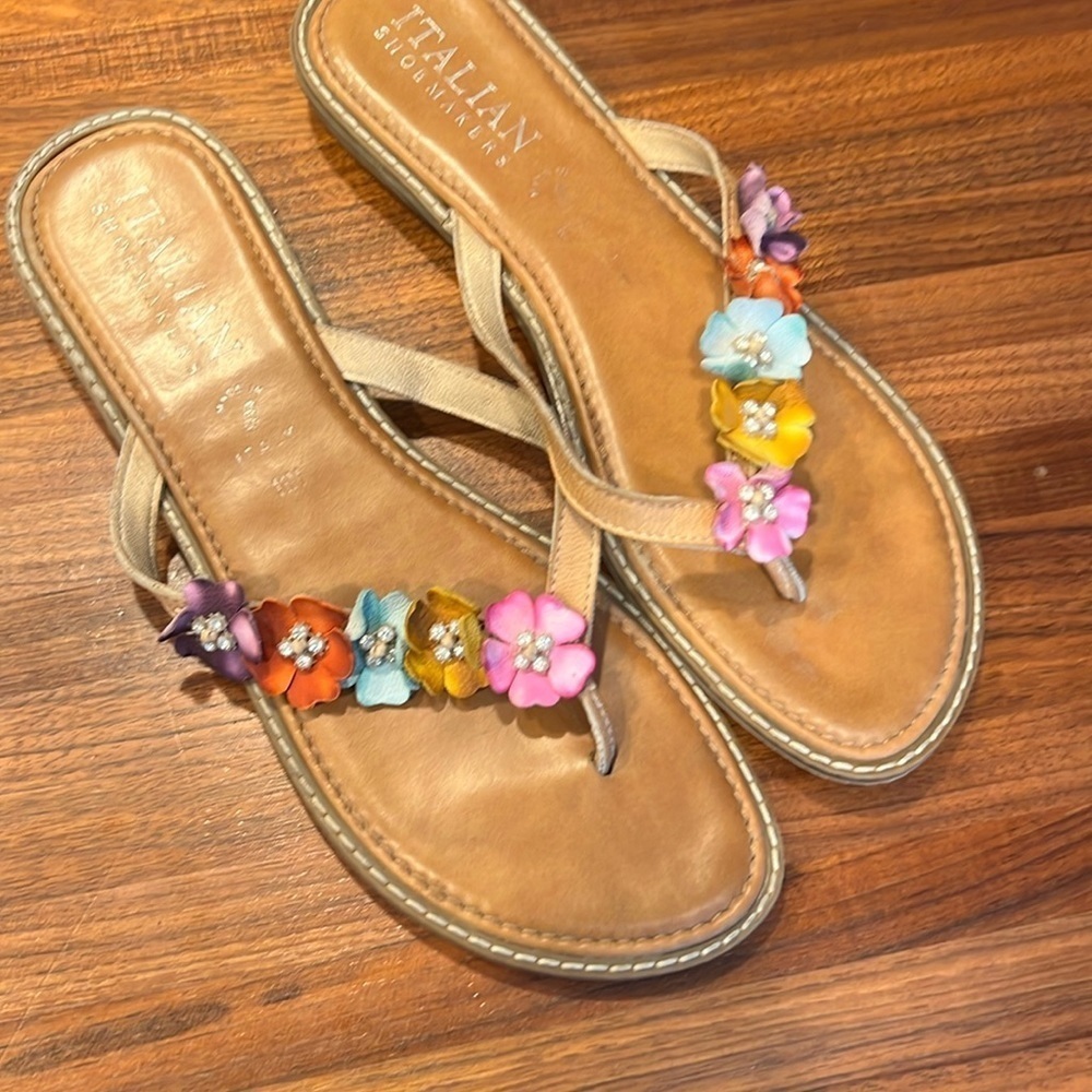 Women’s Sandals 11M Italian Shoemakers Made In Italy